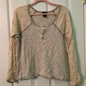 FINAL $ DROP Nordstrom Socialite Henley Thermal XL